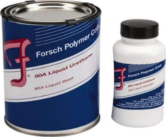 Forsch Polymer Corp - 1 Lb Kit Tan Polyurethane Castable Rubber - 100°F Max Operating Temp, 30 min Tack Free Dry Time, 24 hr Full Cure Time, Series URS 5180 - Benchmark Tooling