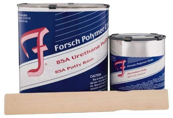 Forsch Polymer Corp - 4 Lb Kit Gray Urethane Putty - 20 min Tack Free Dry Time, 48 hr Full Cure Time, Series URS 5685 - Benchmark Tooling