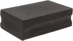 Brite Star - 120 Grit, Diamond Hand Pad - Black, 2-1/4" Wide x 3-3/4" Long, Coated - Benchmark Tooling