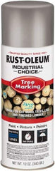 Rust-Oleum - 12 fl oz Silver Marking Paint - 300' Coverage, Modified Alkyd Formula, >500 gL VOC - Benchmark Tooling