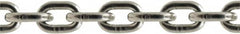 Value Collection - 3/8" Welded Stainless Steel Chain - 3,500 Lb Capacity, Grade 43, 400' Long, Polished Finish - Benchmark Tooling