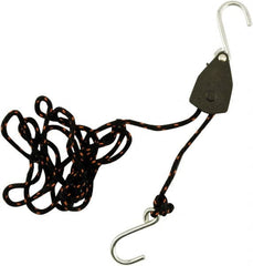 Erickson Manufacturing - Nylon Tite Rope Pulley - 1/8" Wide x 72" Long, Black, For Use with General Use - Benchmark Tooling