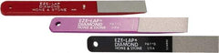 Value Collection - Coarse, Medium & Fine, 2" Length of Cut, Single End Diamond Hone - 250 Grit, 3/4" Wide x 3/16" High - Benchmark Tooling