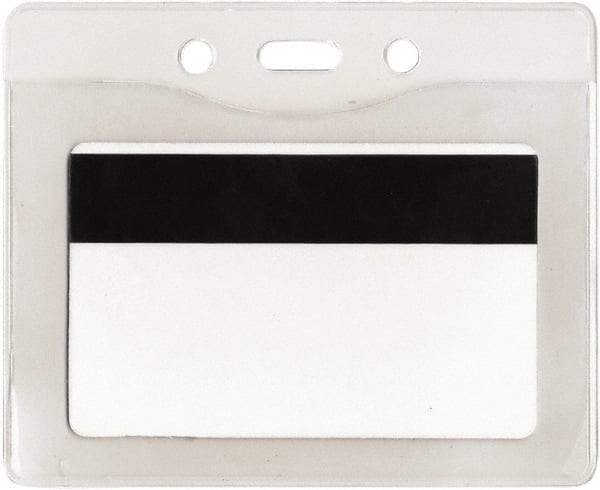 ADVANTUS - Clip-On Badge Holder - Clear - Benchmark Tooling