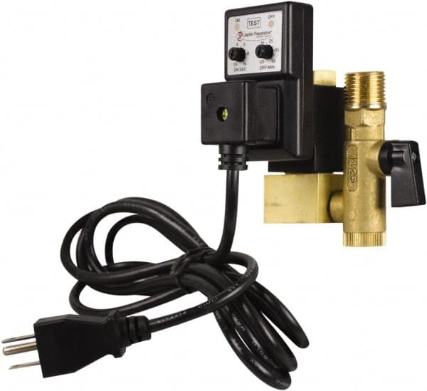 PRO-SOURCE - 3/8" Inlet, Electronic Condensate Drain Valve - 3/8" NPT Outlet, 1.5 to 300 psi - Benchmark Tooling