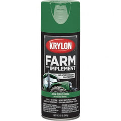 Krylon - Green (John Deere), 12 oz Net Fill, Gloss, Farm & Equipment Spray Paint - 12 oz Container, Use on Equipment - Benchmark Tooling