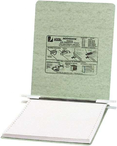 ACCO - 6", Letter Size, Light Green, Hanging Data Binders - Benchmark Tooling