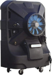 PortaCool - 16" Blade, 50 Gal Capacity, 0.7 hp, 5,500 CFM Evaporative Cooler - 8 Amp Rating, 110 Volts, Infinitely Variable Speed - Benchmark Tooling