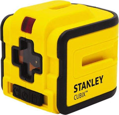 Stanley - 2 Beam 50' Max Range Self Leveling Cross Line Laser - Red Beam, 5/16" at 40' Accuracy, 9-1/4" Long x 3-1/2" Wide x 4" High, Battery Included - Benchmark Tooling