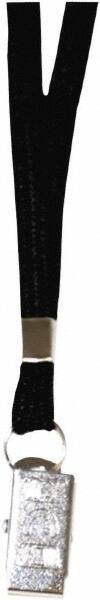ADVANTUS - Lanyards Material: Cotton/Nylon Color: Black - Benchmark Tooling