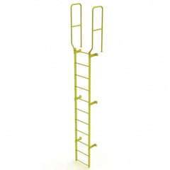 TRI-ARC - Rolling & Wall Mounted Ladders & Platforms Type: Fixed Ladder Style: Safety Cage - Benchmark Tooling