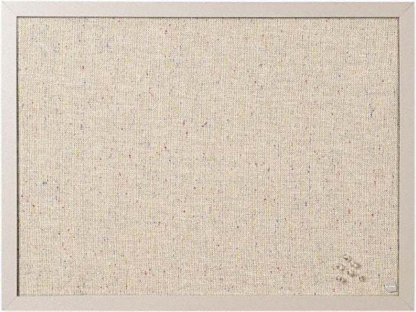 MasterVision - 17.72" Wide x 23.62" High Cork Bulletin Board - Fabric, Gray - Benchmark Tooling