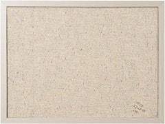 MasterVision - 17.72" Wide x 23.62" High Cork Bulletin Board - Fabric, Gray - Benchmark Tooling