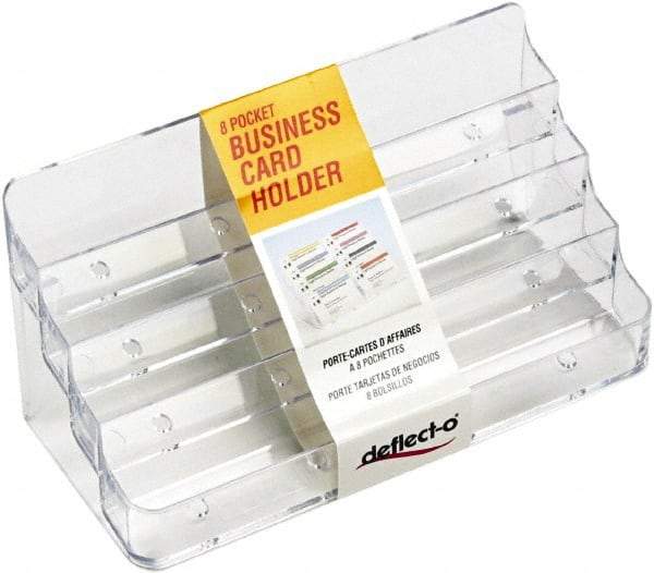 Deflect-o - Clear Business Card Holder - Plastic - Benchmark Tooling