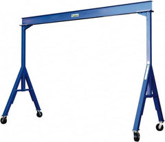 Vestil - 6,000 Lb Load Capacity, Steel Gantry Crane - 9-31/32' Span - Benchmark Tooling