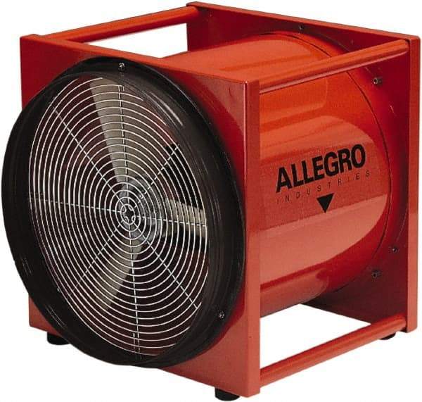 Allegro - 20" Inlet, Electric AC Axial Blower - 1.5 hp, 6,837 CFM (Free Air), Explosion Proof, 230 Max Voltage Rating - Benchmark Tooling