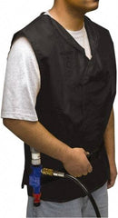 Allegro - Size XL, Black Cooling Vest - Hook & Loop Front, PVC - Benchmark Tooling
