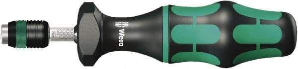 Wera - 1 Piece, 0.9 to 1.5 N/m, Adjustable Torque Limiting Screwdriver - 0.025" Drive - Benchmark Tooling