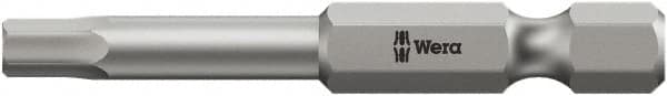 Wera - 7/32" Hex Bit - 1/4" Hex Drive, 3-1/2" OAL - Benchmark Tooling