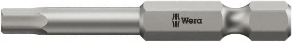 Wera - 3/16" Hex Bit - 1/4" Hex Drive, 3-1/2" OAL - Benchmark Tooling