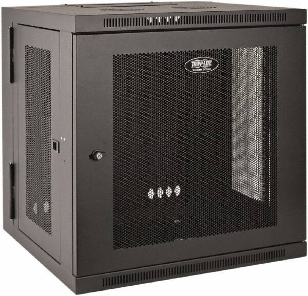 Tripp-Lite - 23-1/2" Overall Width x 12" Rack Height x 21-5/8" Overall Depth Data Cable Enclosure - 200 Lb Capacity, Black - Benchmark Tooling