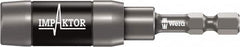 Wera - 1/4" Hex Bit Holder - 1/4" Hex Drive, 3" OAL - Benchmark Tooling