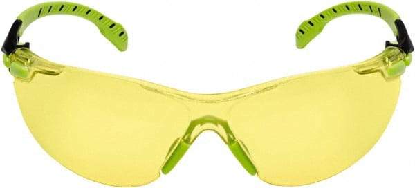 3M - Amber Lenses, Framed Safety Glasses - Anti-Fog, Size Universal, Over the Glasses - Benchmark Tooling