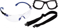 3M - Clear Lenses, Frameless Safety Glasses - Anti-Fog, Size Universal, Over the Glasses - Benchmark Tooling