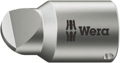Wera - 1/4" Drive, #1 Point, Standard Slotted Screwdriver Socket - #1 Point - Benchmark Tooling