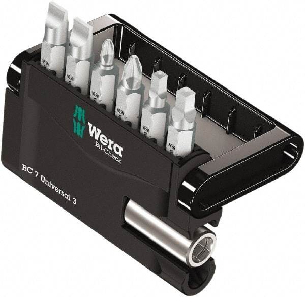 Wera - Posidriv Bit Set - 1/4" Drive - Benchmark Tooling