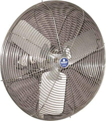 Schaefer Ventilation Equipment - 30" Blade, 1/2 hp, 10,650 CFM, Industrial Circulation Fan - Fan Head Only, 1 Speed - Benchmark Tooling