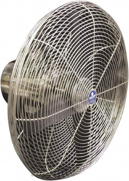 Schaefer Ventilation Equipment - 20" Blade, 1/3 hp, 5,370 CFM, Industrial Circulation Fan - Fan Head Only, 1 Speed - Benchmark Tooling