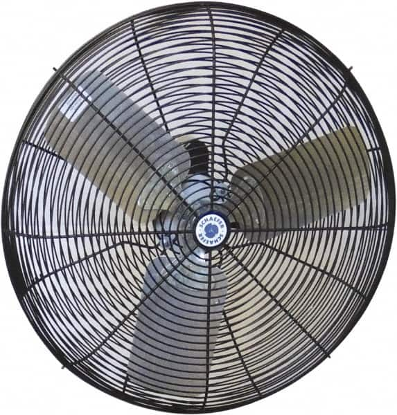 Schaefer Ventilation Equipment - 36" Blade, 1/2 hp, 8,750 & 12,120 CFM, Industrial Circulation Fan - Fan Head Only, 2 Speed - Benchmark Tooling