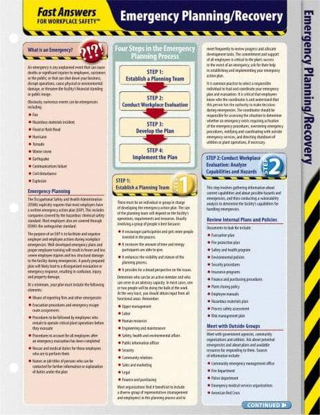 ComplyRight - Regulatory Compliance Hazmat, Spill Control & Right to Know Training Kit - English, 11" Wide x 17" High - Benchmark Tooling