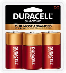 Duracell - Size D, Alkaline, 3 Pack, Standard Battery - 1.5 Volts, Button Tab Terminal, LR20, ANSI 13A Regulated - Benchmark Tooling