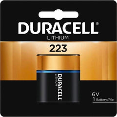 Duracell - Size 223A, Lithium, 1 Pack, Button & Coin Cell Battery - 6 Volts, Flat Terminal, CR-P2, ANSI 5024LC Regulated - Benchmark Tooling
