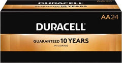 Duracell - Size AA, Alkaline, 24 Pack, Standard Battery - 1.5 Volts, Button Tab Terminal, LR6, ANSI 15A Regulated - Benchmark Tooling