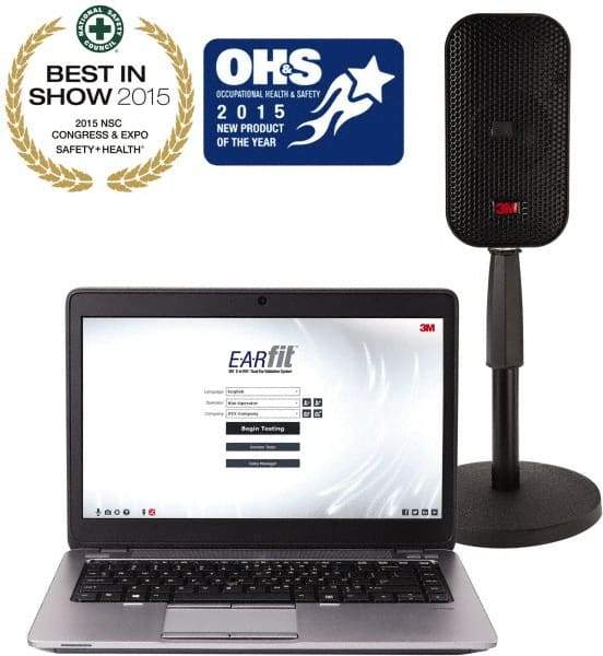 3M - Fit Testers Type: Earplug Fit Testing System Contents: Software; Speaker; Impact Resistant Carrying Case - Benchmark Tooling