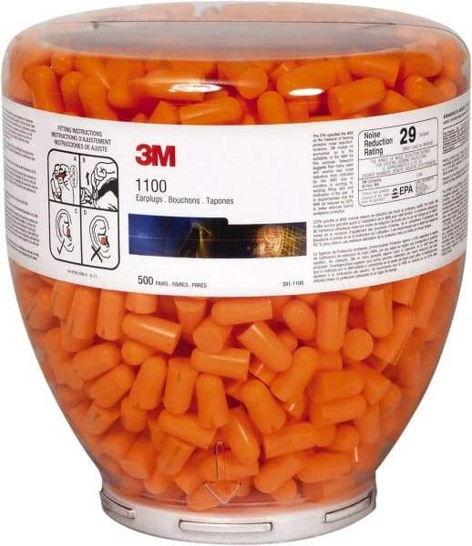 3M - One Touch Earplug Refill with 29 dB Earplugs - 2,000 Pairs, Tabletop - Benchmark Tooling