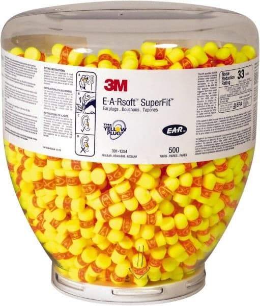 3M - One Touch Earplug Refill with 30 dB Earplugs - 2,000 Pairs, Tabletop - Benchmark Tooling