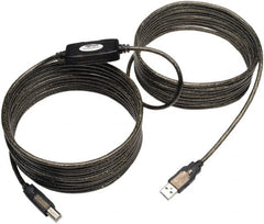 Tripp-Lite - 25' Long, USB A/B Computer Cable - Beige, Male x Male - Benchmark Tooling