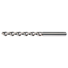 1/2 RHS / RHC HSS 118 Degree Radial Point Fast Spiral Taper Length Drill - Bright - Exact Industrial Supply