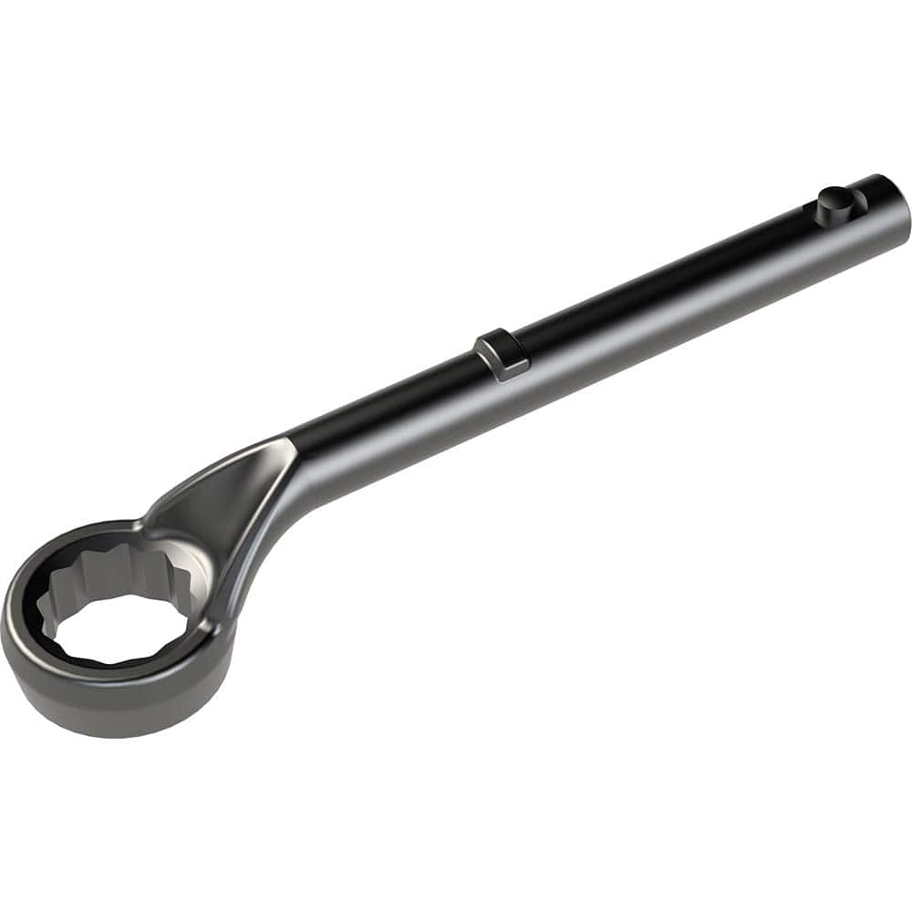 Petol - Box Wrenches; Wrench Type: Offset ; Tool Type: Straight Handle ; Size (Inch): 2-1/8 ; Number of Points: 12 ; Head Type: Single End ; Finish/Coating: Black Oxide - Exact Industrial Supply