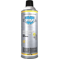 Sprayon - 13.75 oz Aerosol Aluminum General Purpose Grease - Red, 480°F Max Temp, NLGIG 2, - Benchmark Tooling