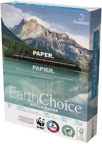 Domtar - 8-1/2" x 11" White Copy Paper - Use with Laser Printers, Copiers, Inkjet Printers - Benchmark Tooling