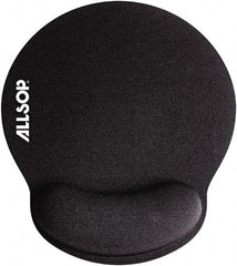 Allsop - 7-1/4" x 8-1/4" Black Mouse Pad - Use with Mouse - Benchmark Tooling