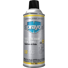 Sprayon - 14 oz Rust Solvent/Penetrant - Comes in Can - Benchmark Tooling