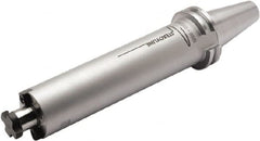 Seco - CAT40 Taper Shank 1" Pilot Diam Shell Mill Holder - 9" Flange to Nose End Projection, 2-1/4" Nose Diam, Through-Spindle & DIN Flange Coolant - Exact Industrial Supply