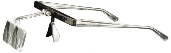 Made in USA - 3.5x Magnification, Ophthalmic Polymer, Rectangular Magnifier - 2 Inch Long x 1 Inch Wide Lens, Eyeglass Frame Mount, 4 Inch Focal Distance, 2 Inch Long - Benchmark Tooling