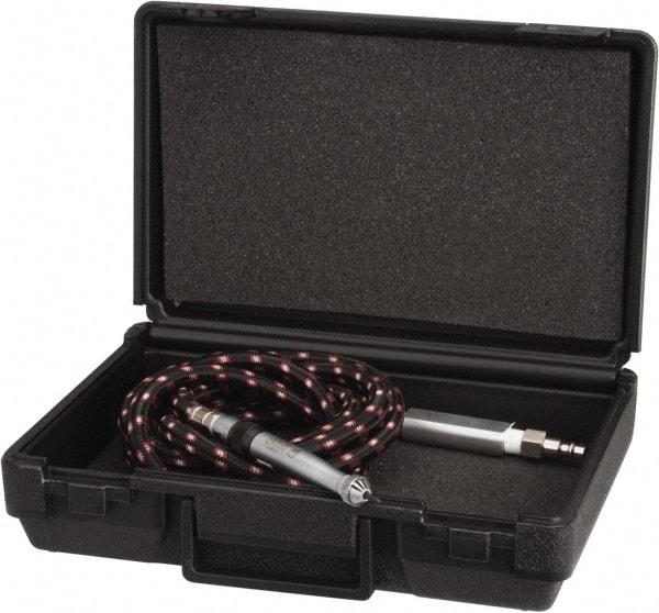 Universal Tool - 13,500 BPM, 90 psi, 3/16 NPT Inlet, Air Engraving Pen Kit - 48" Long Hose, 6.2 bar Air Pressure, Includes Air Hose and Filter Connection; Flat; Round and Chisel Blanks; Stylus Kit - Benchmark Tooling